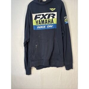 Men's 2XL FXR racing Yamaha race Div. Hoodie With Zip Pocket‎ K1262